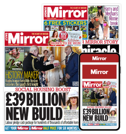 Daily Mirror and Sunday Mirror plus FREE digital edition